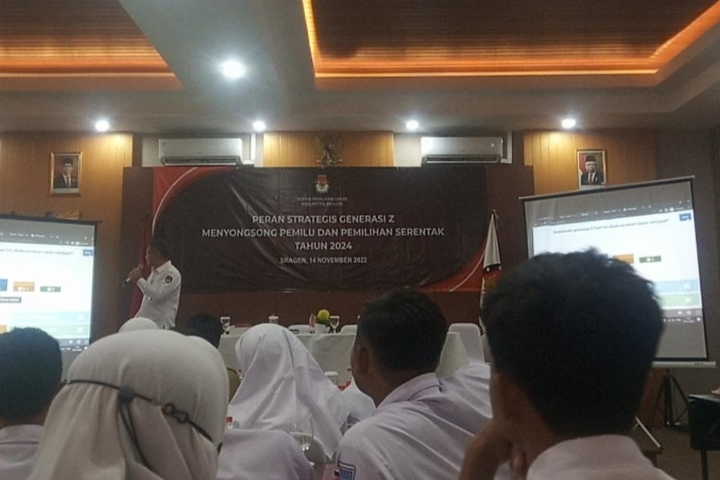 SOSIALISASI KPU MENGENAI PERAN STRATEGIS GENERASI Z MENYONGSONG PEMILU