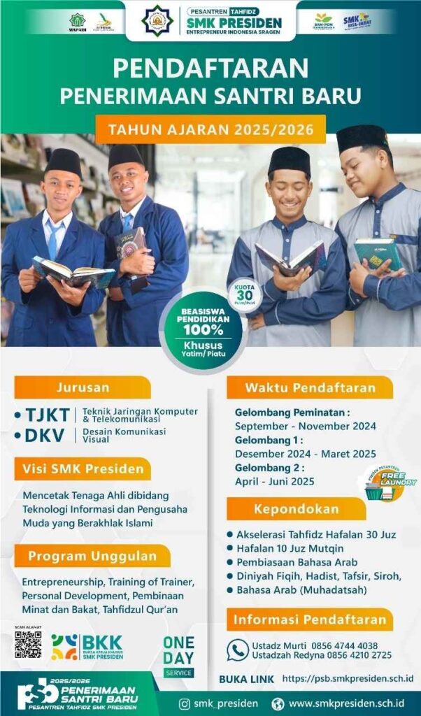 “RESPIRASI 2024: Membentuk Santri Inspiratif dan Berprestasi di SMK ...